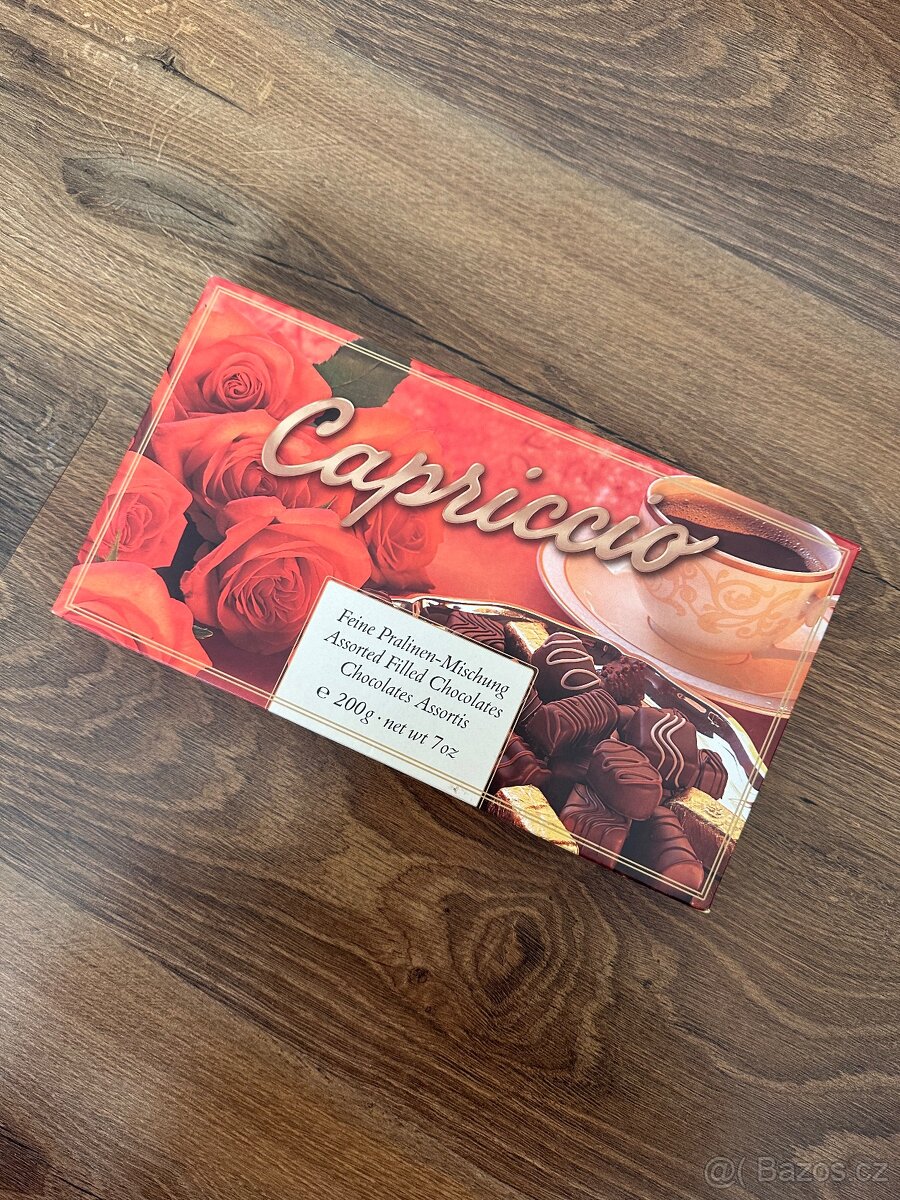 Capriccio krabice 2002 retro - bonboniéra