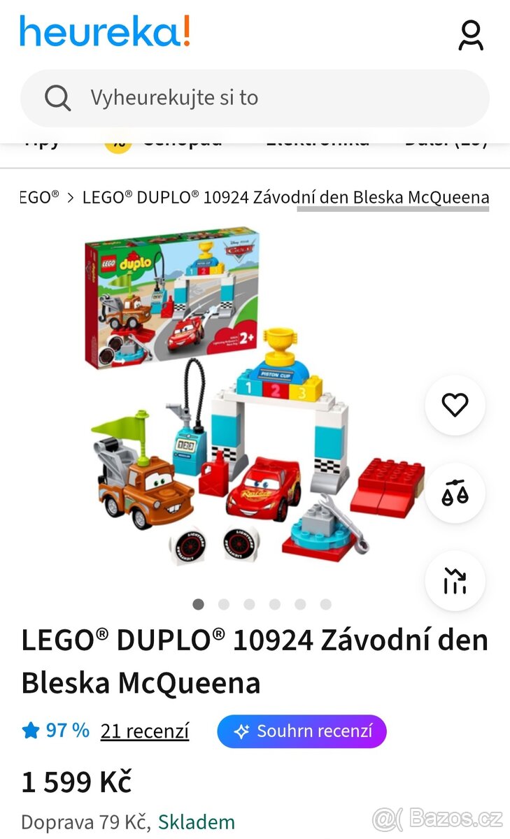Lego Duplo Blesk McQueen