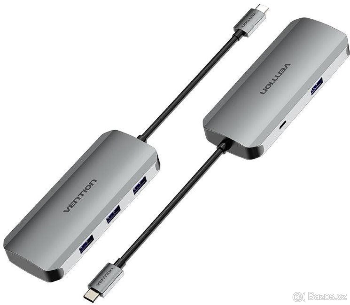 USB Hub Vention USB-C to USB 3.0 x 4 / Micro USB-B Hub 0.15M