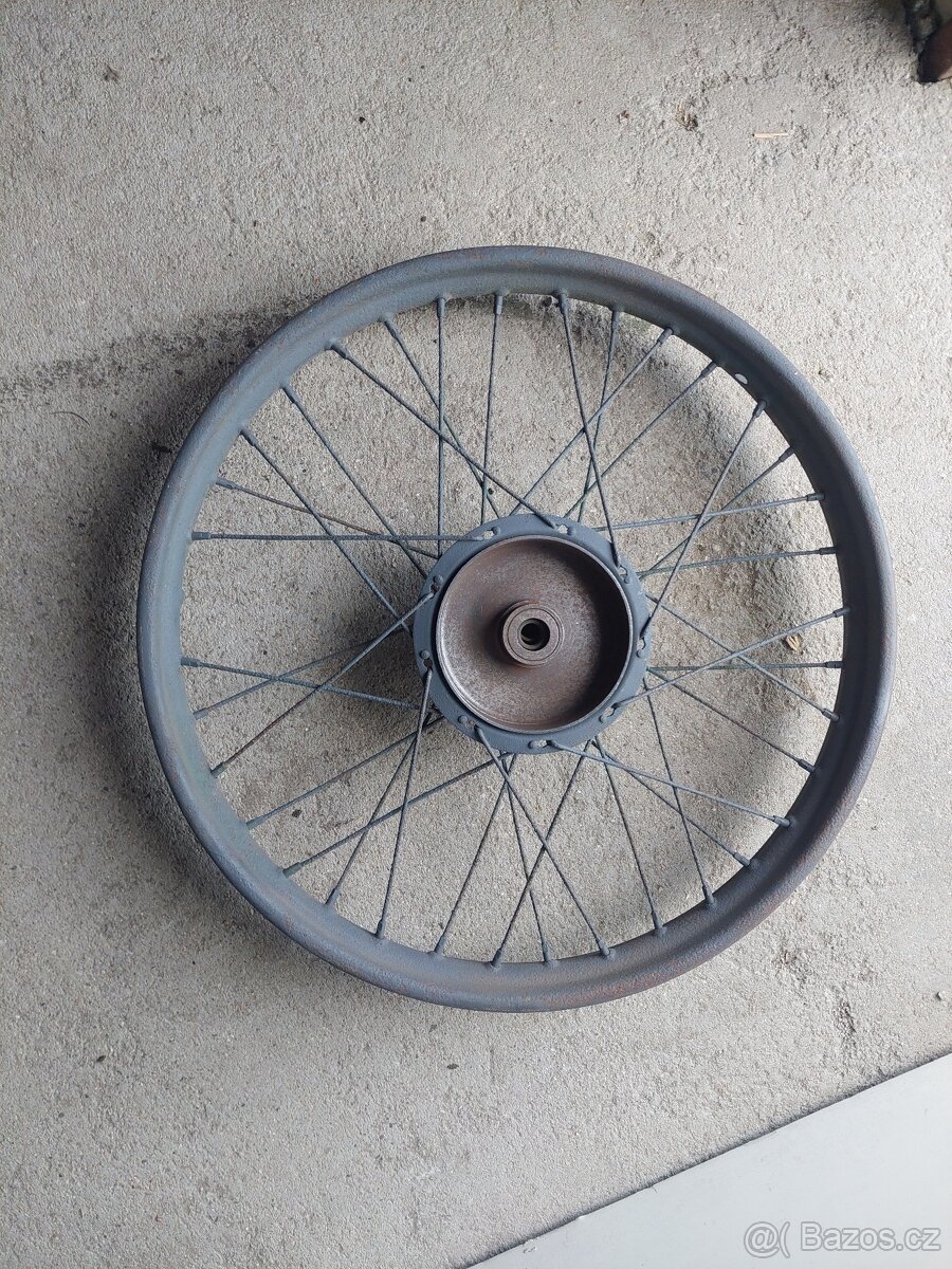 Čz 150 c, přední kolo