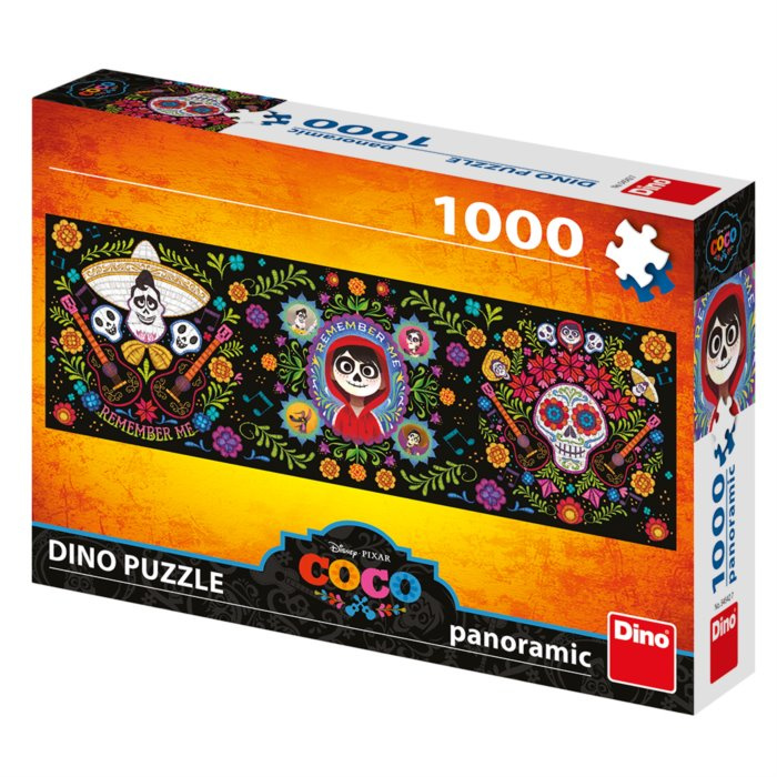 DINO Panoramatické puzzle Coco:Nezapomeň 1000 Administrace