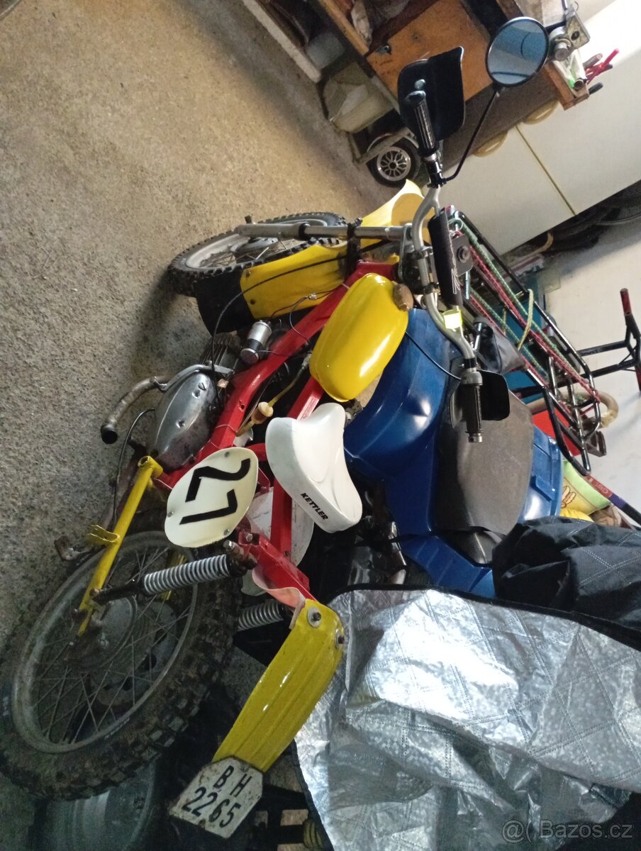 Jawa pionýr 21 přestavený v enduru