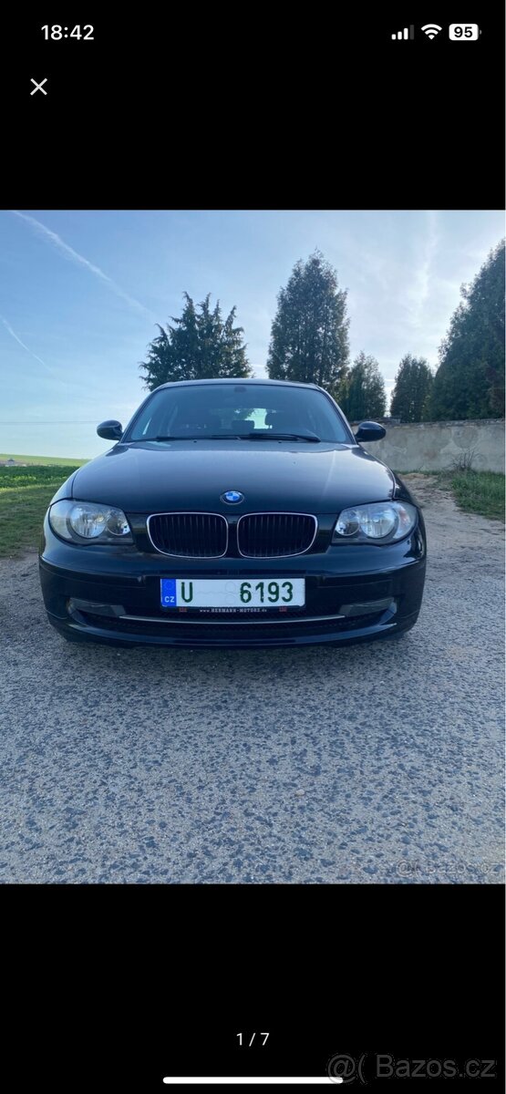Bmw e87 116i 90kw facelift 2007 serviska 148xxxkm