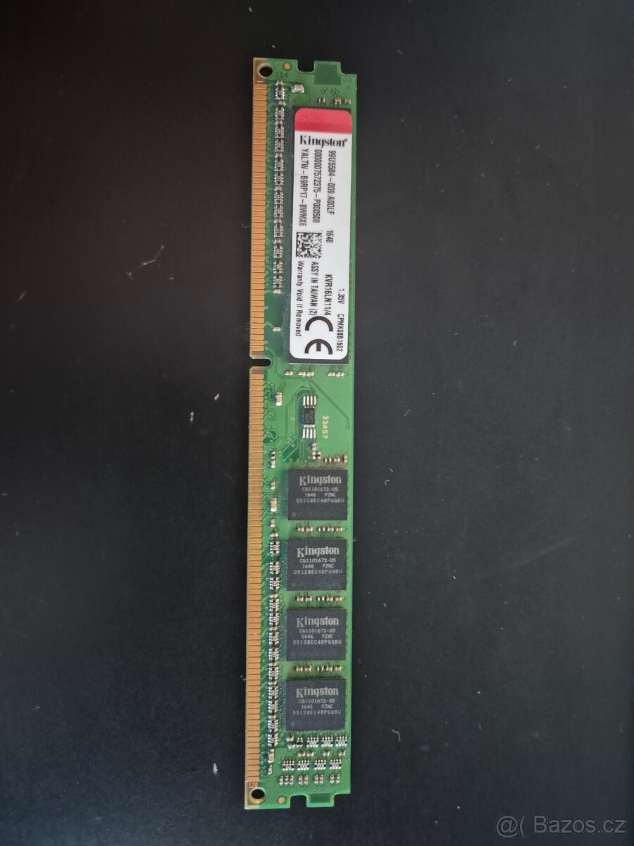 RAM DDR3 Kingston KVR16LN11/4