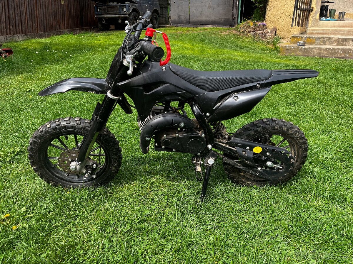 Dětská motorka 49 cc automat (3-9 let / 90-130 cm)