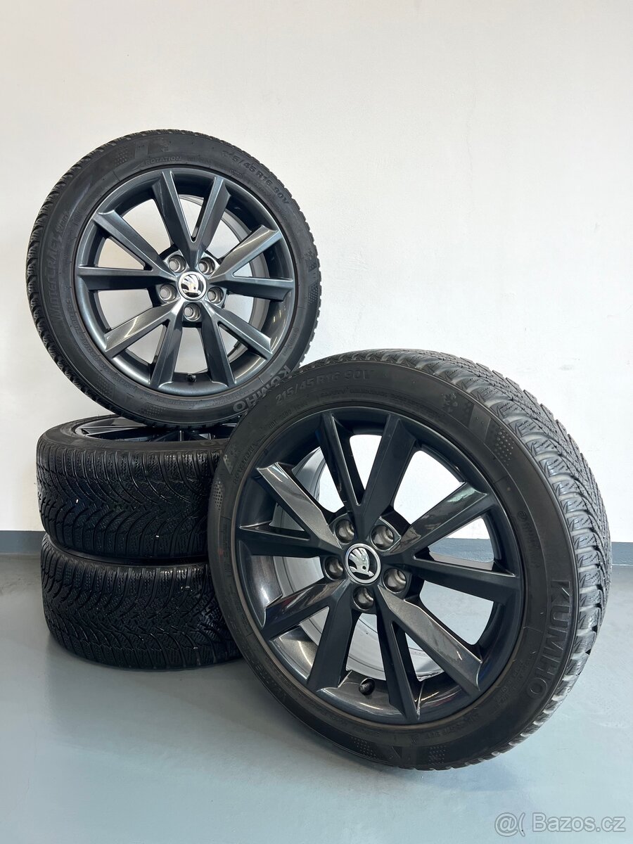 ❄️ Zimní Alu kola Antia, Škoda Fabia 3/Rapid, 5x100 r16