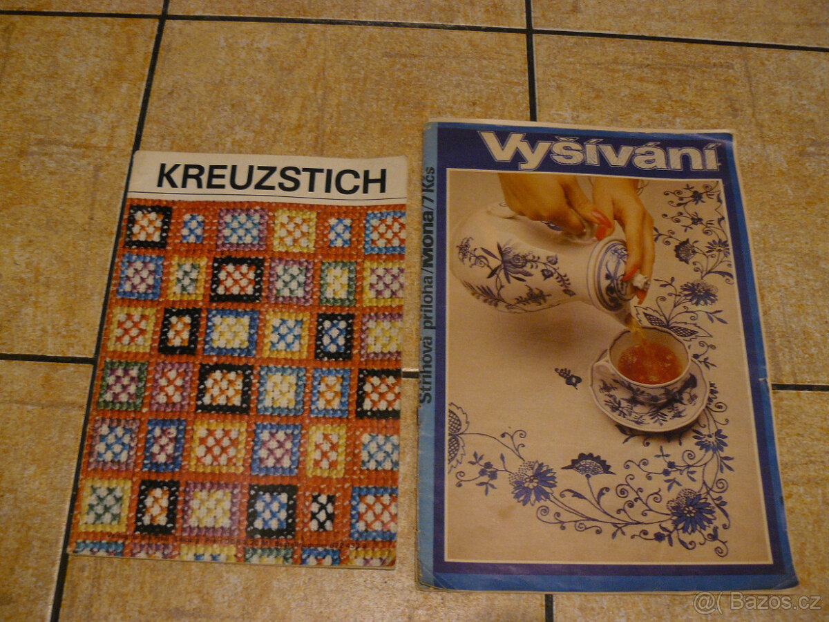 Časopisy vyšívání retro