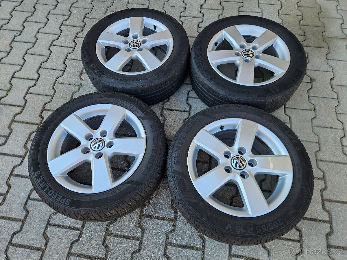 Orig. Alu kola 5x112 Letní 205/55/16 -