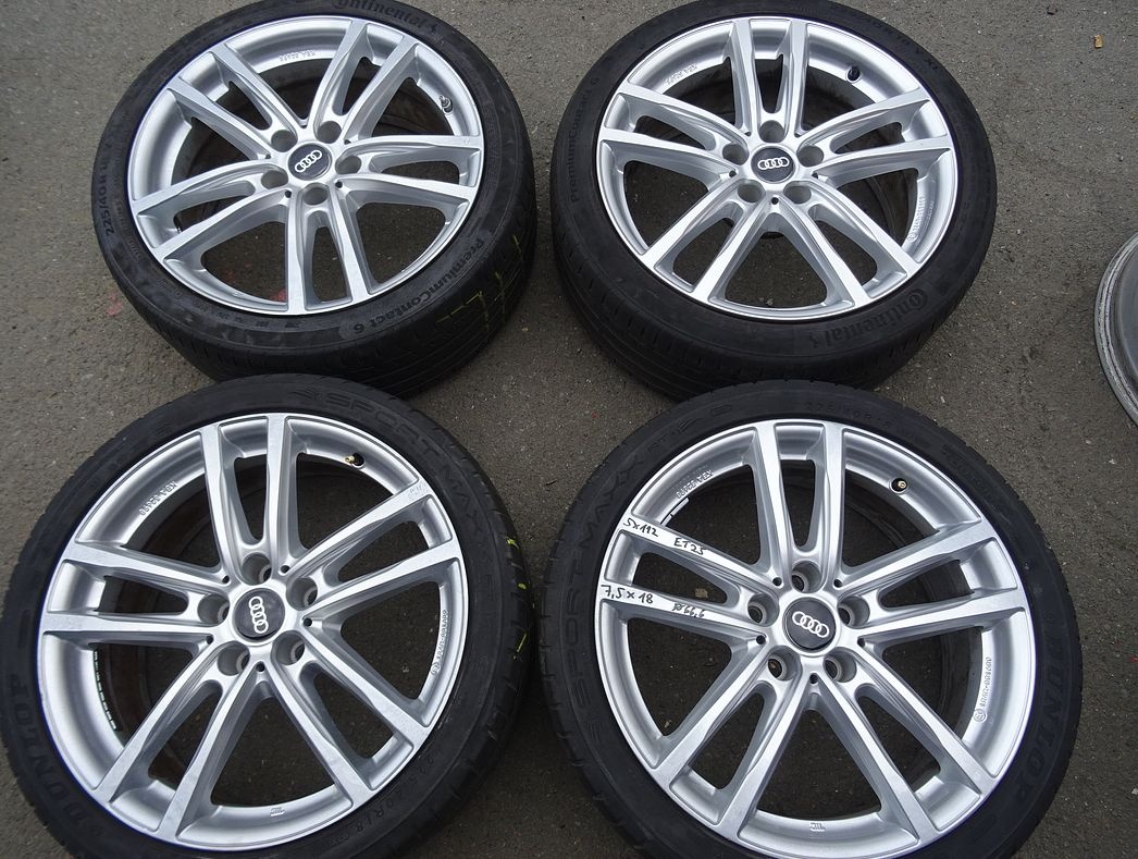 Alu disky Audi, VW, Škoda, 18", 5x112,ET 25, letní sada