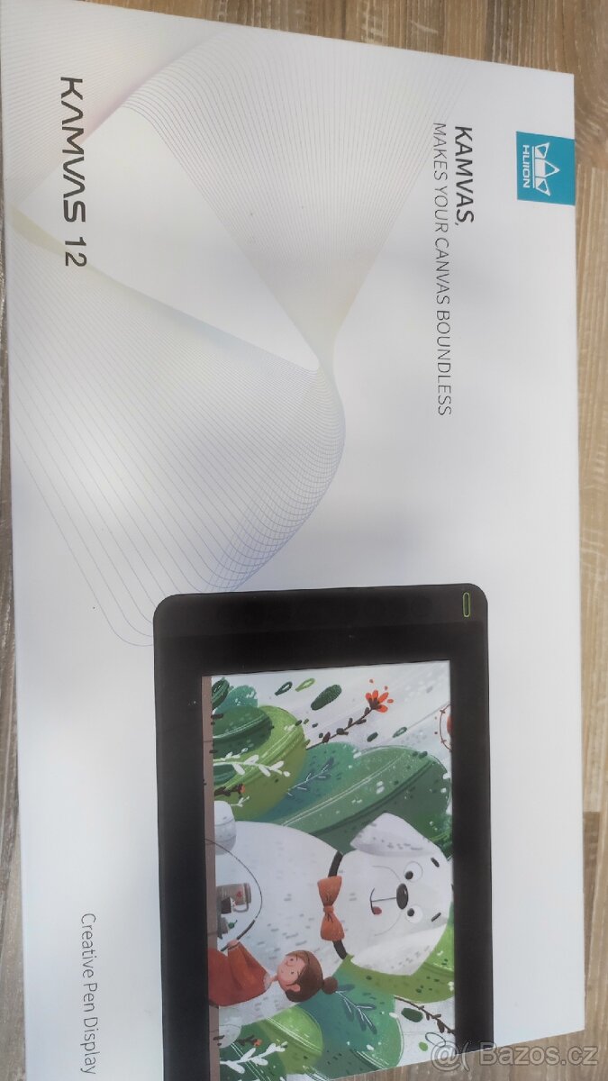 Grafický tablet Huion Kamvas 12 – 3 000 Kč