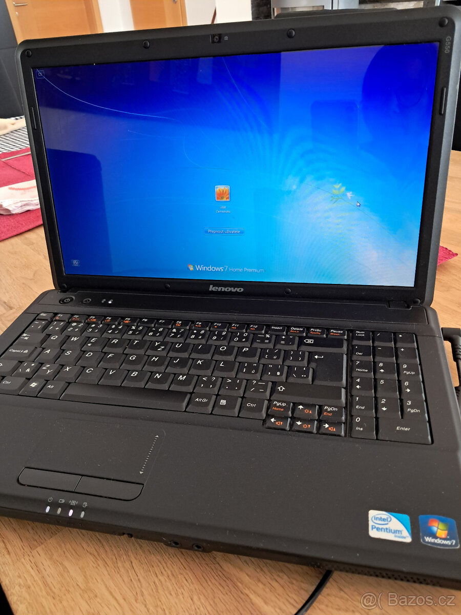 Lenovo G550 notebook – funkční