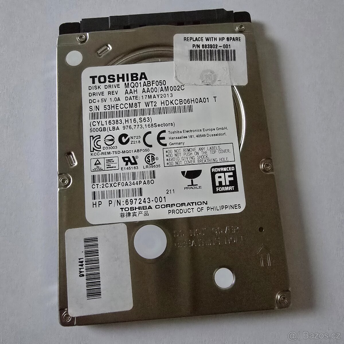 HDD 2.5 500GB Toshiba