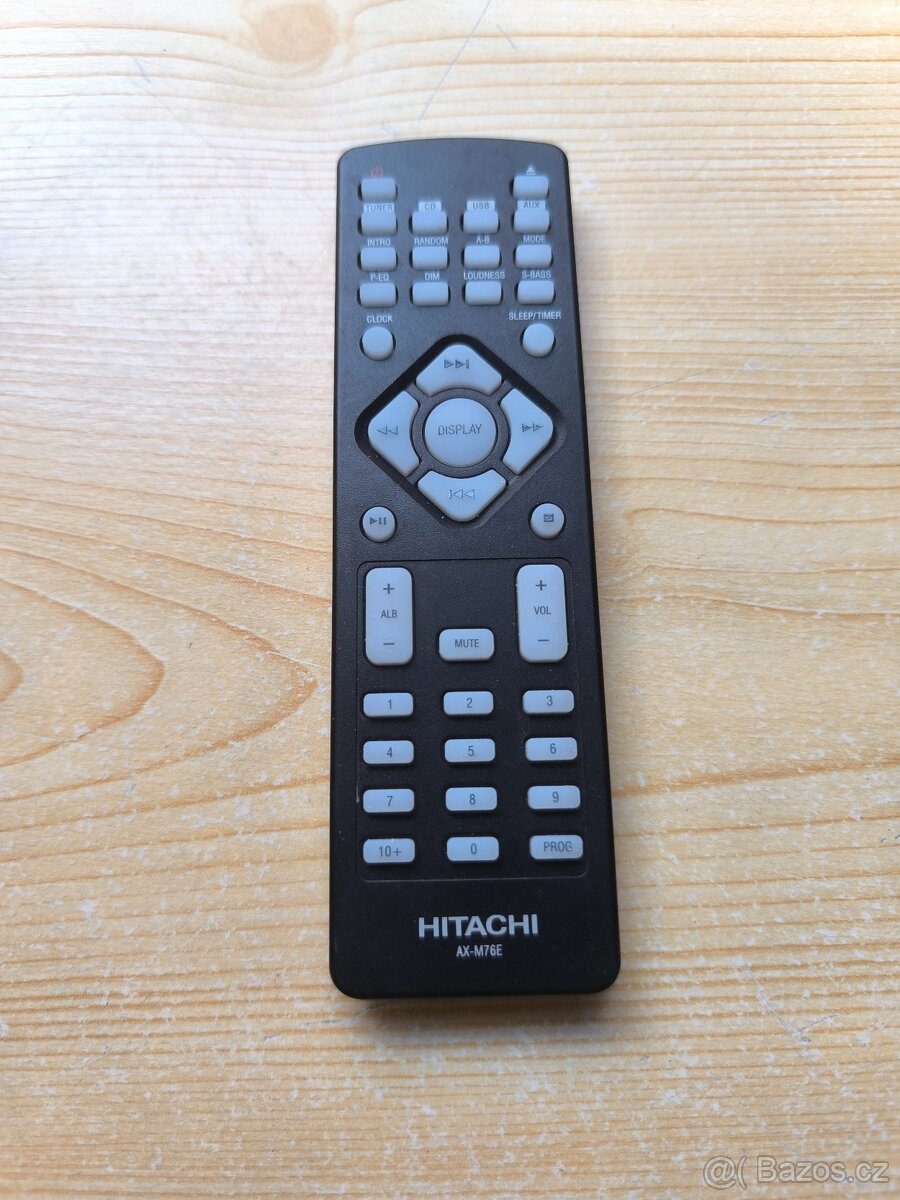Pěkné Dálkové ovládání HITACHI AX-M76E.