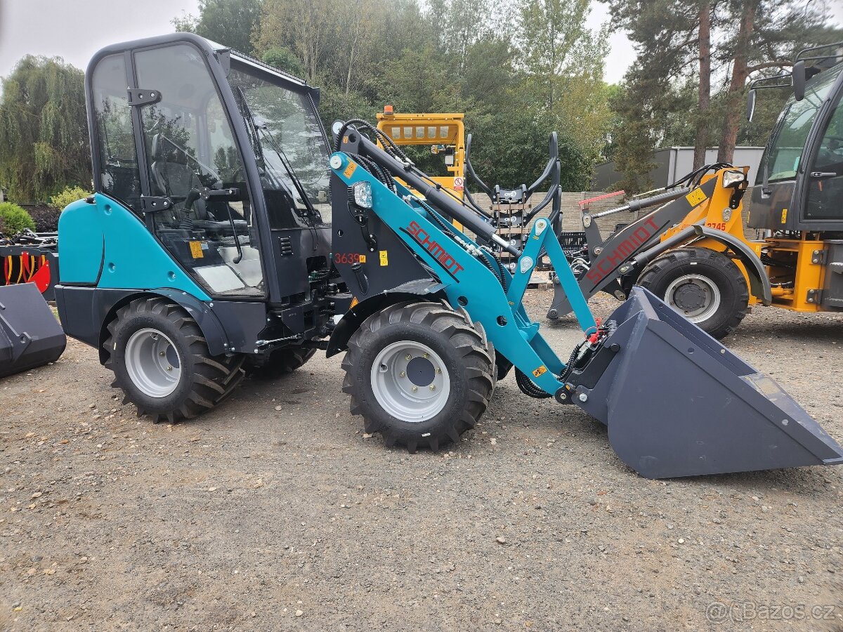 kloubový nakladač, motor kubota, 4Válce