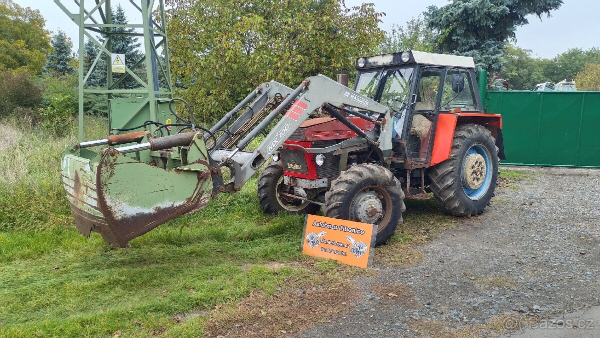 Zetor 8045 s čelním nakladačem