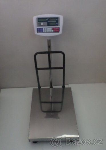Digitální váha do 300kg,50x40,Kalirovatelná