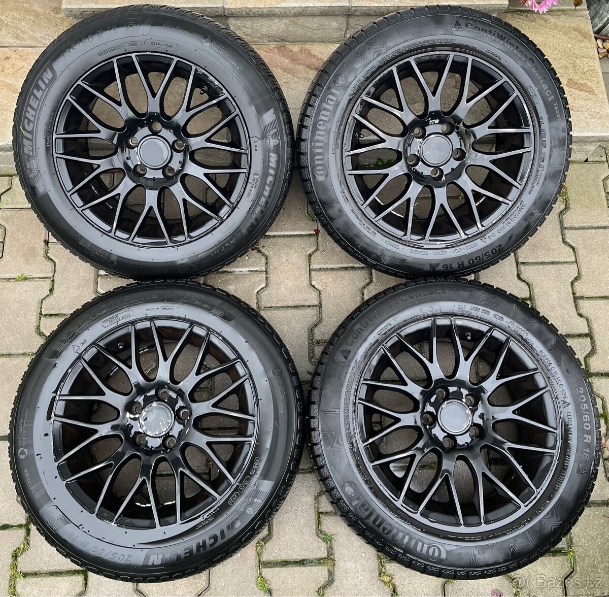 Alu kola černá, 5x112, R16, zimní