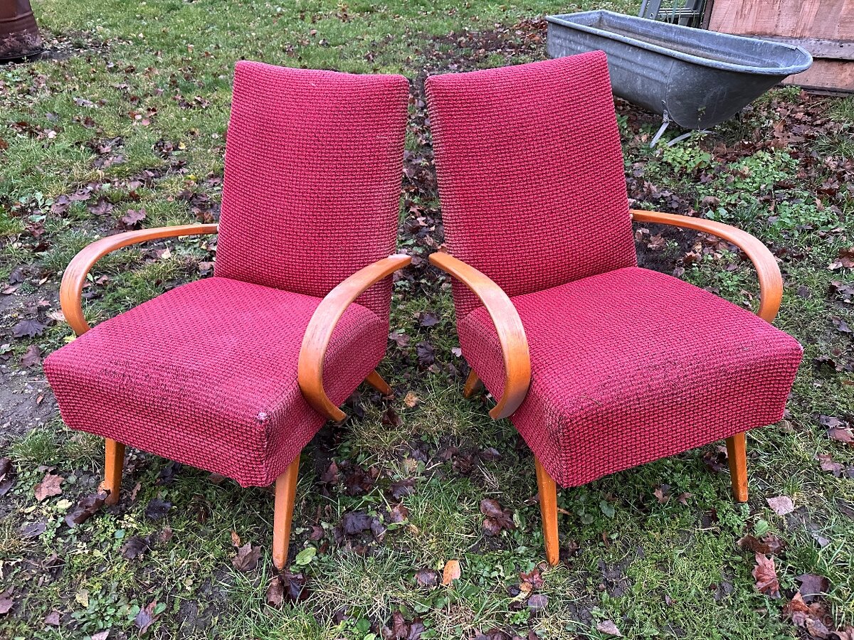 2 x RETRO designové křeslo - cena za obě