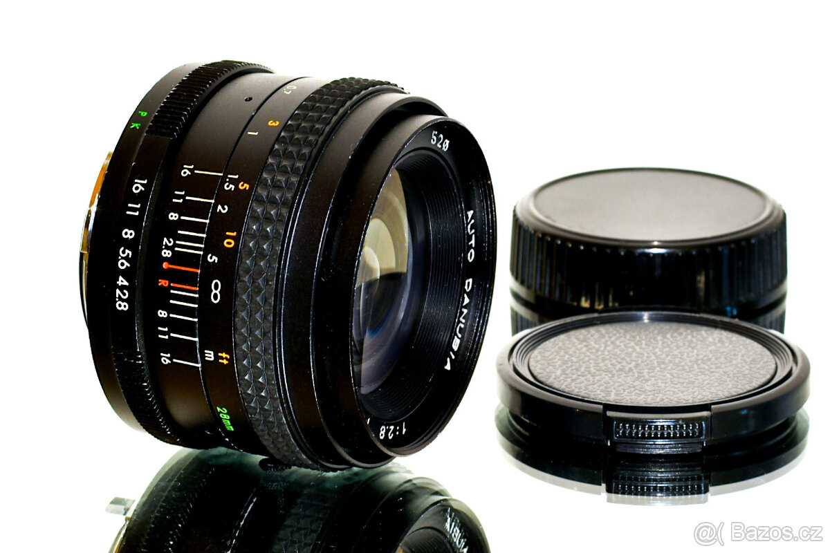 Danubia auto 2,8/28mm pro Pentax TOP STAV