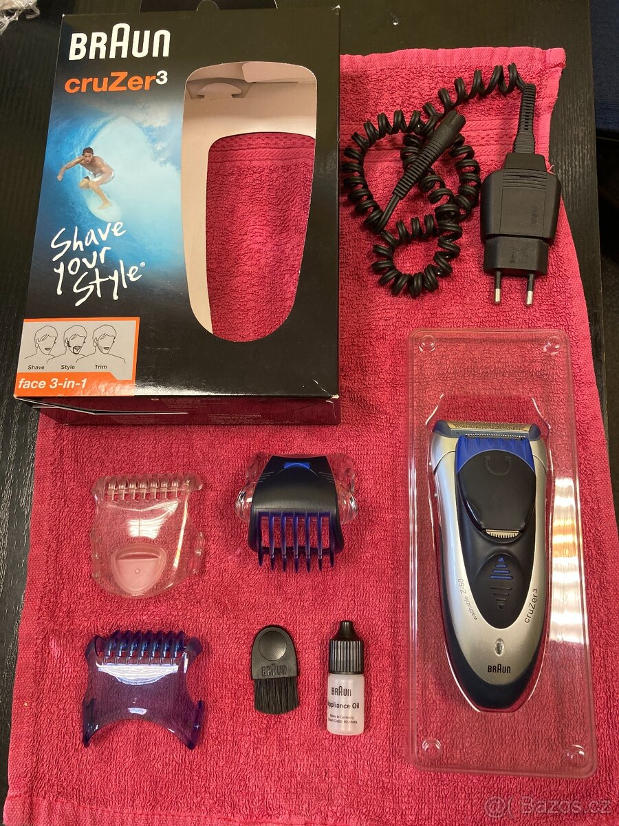 holicí strojek Braun