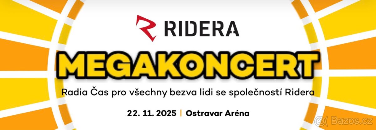 Megakoncert rádia Čas 2 lístky, 22.11.2025