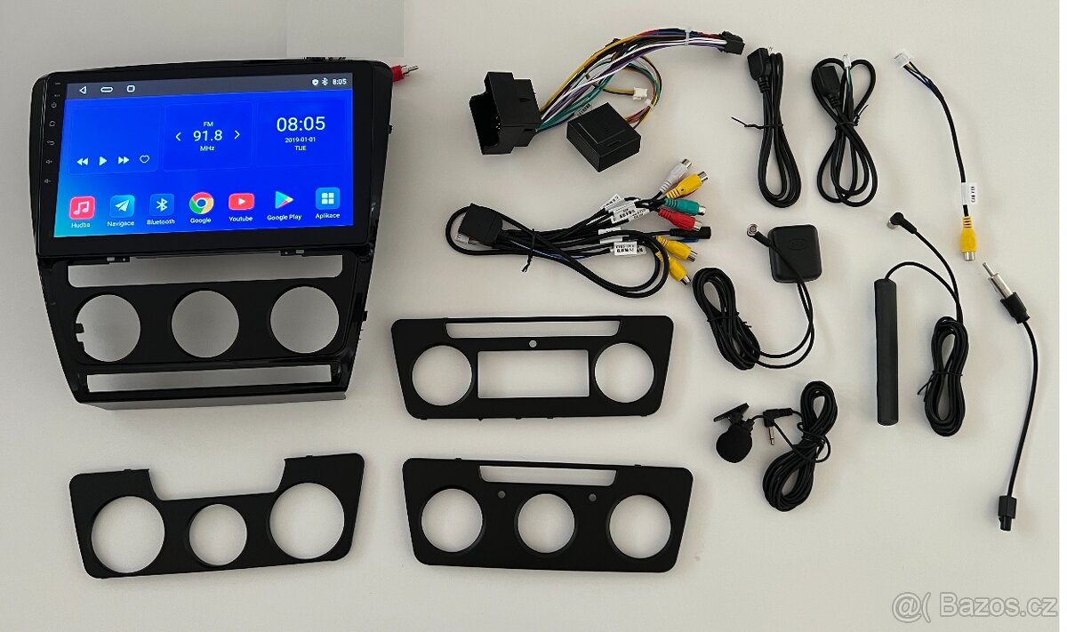 NOVÉ 10,1" Android 14 Autorádio - ŠKODA Octavia 2