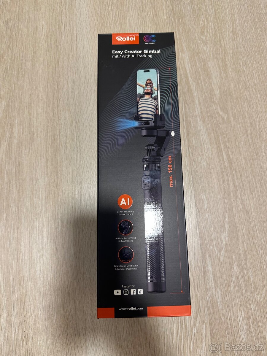 Rollei Easy Creator Gimbal s AI tracking (sledování)