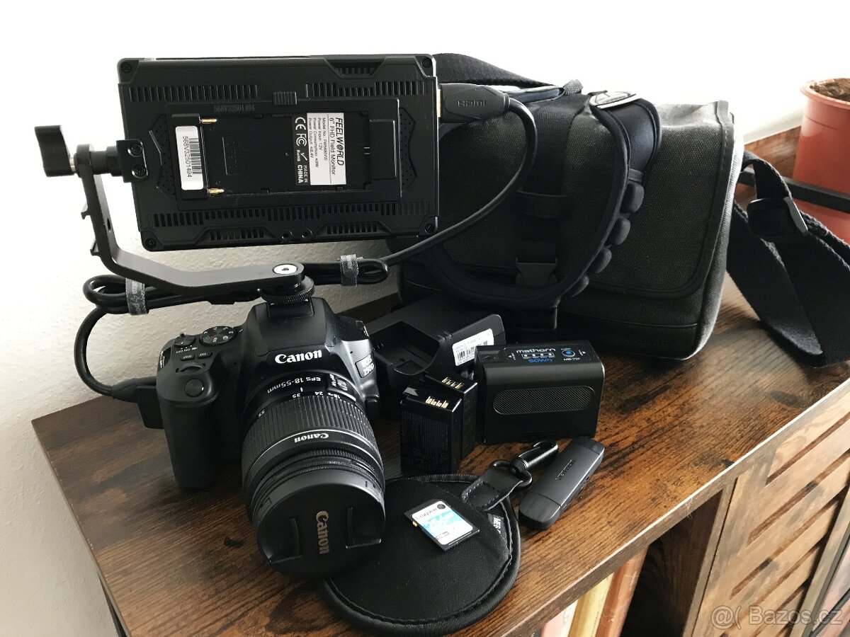 Canon EOS250D + příslušenství