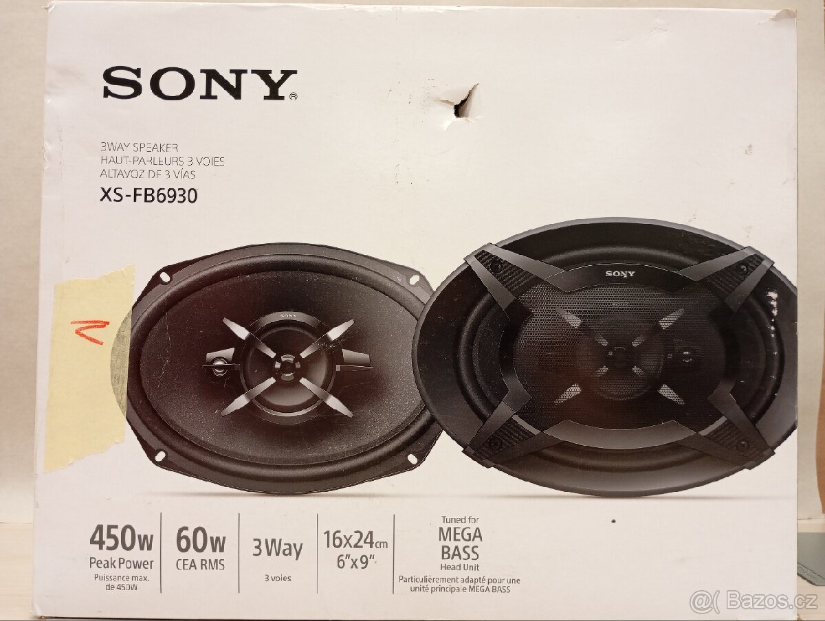 Reproduktory do auta, SONY XS - FB6939