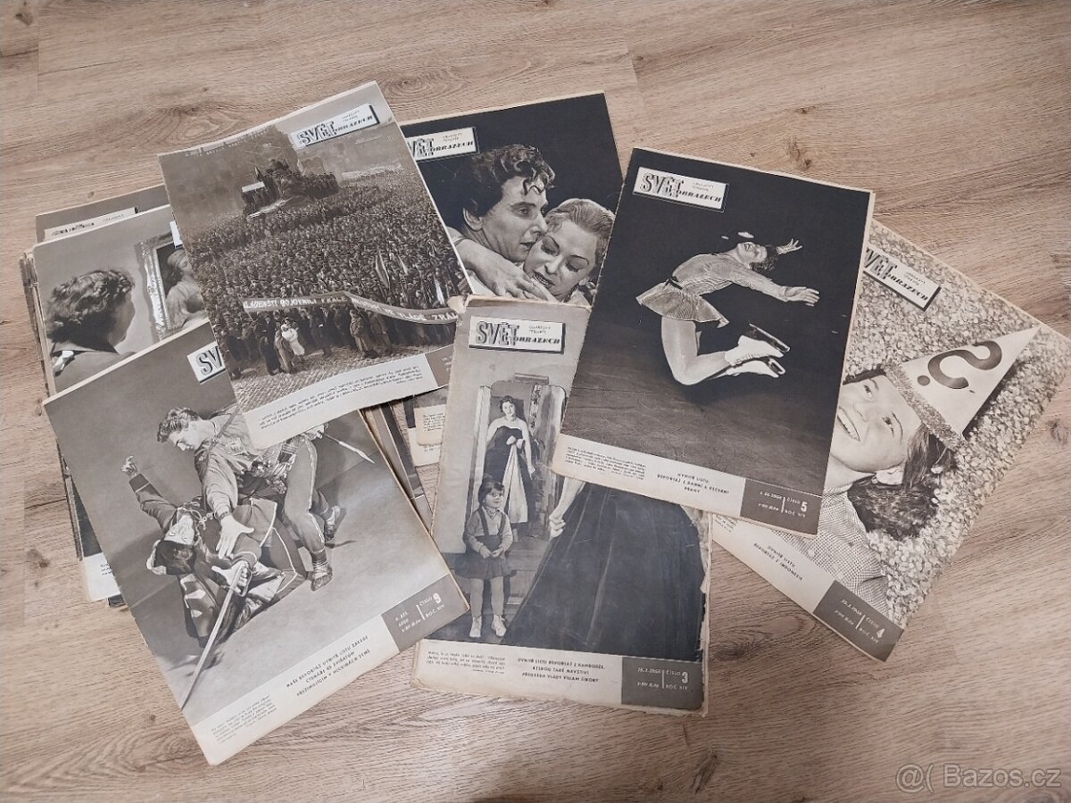 Časopis Svět v obrazech 1958