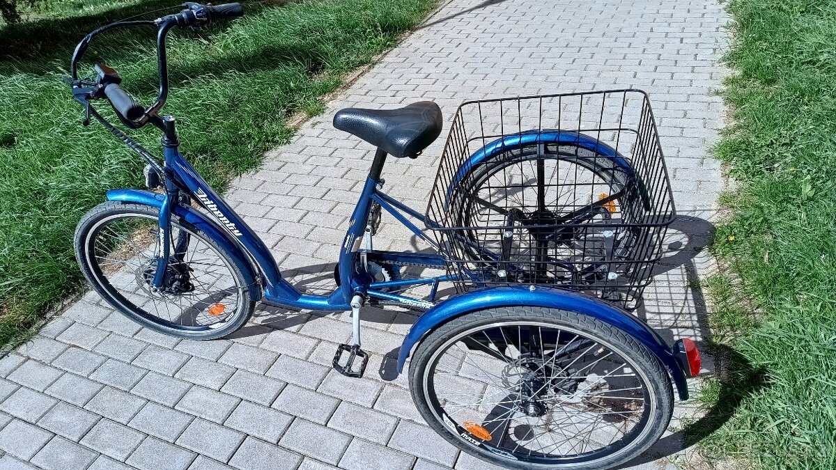 Elektrotříkolka LIBERTY COMFY 24" 7-spd. disk modrá