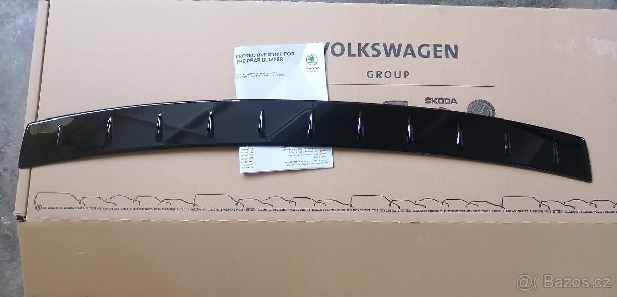 Ochranná lišta nákladové hrany Magic černá, Škoda Fábia III