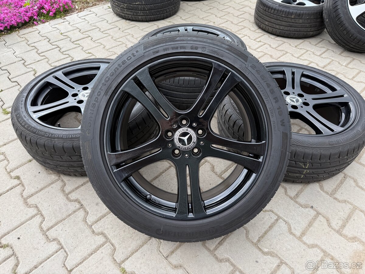 4x al kola 5x112 19 + pneu letní 245/45 R19