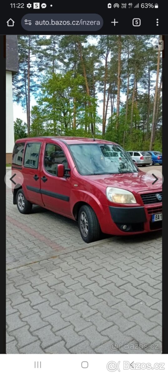 Prodám fiat doblo