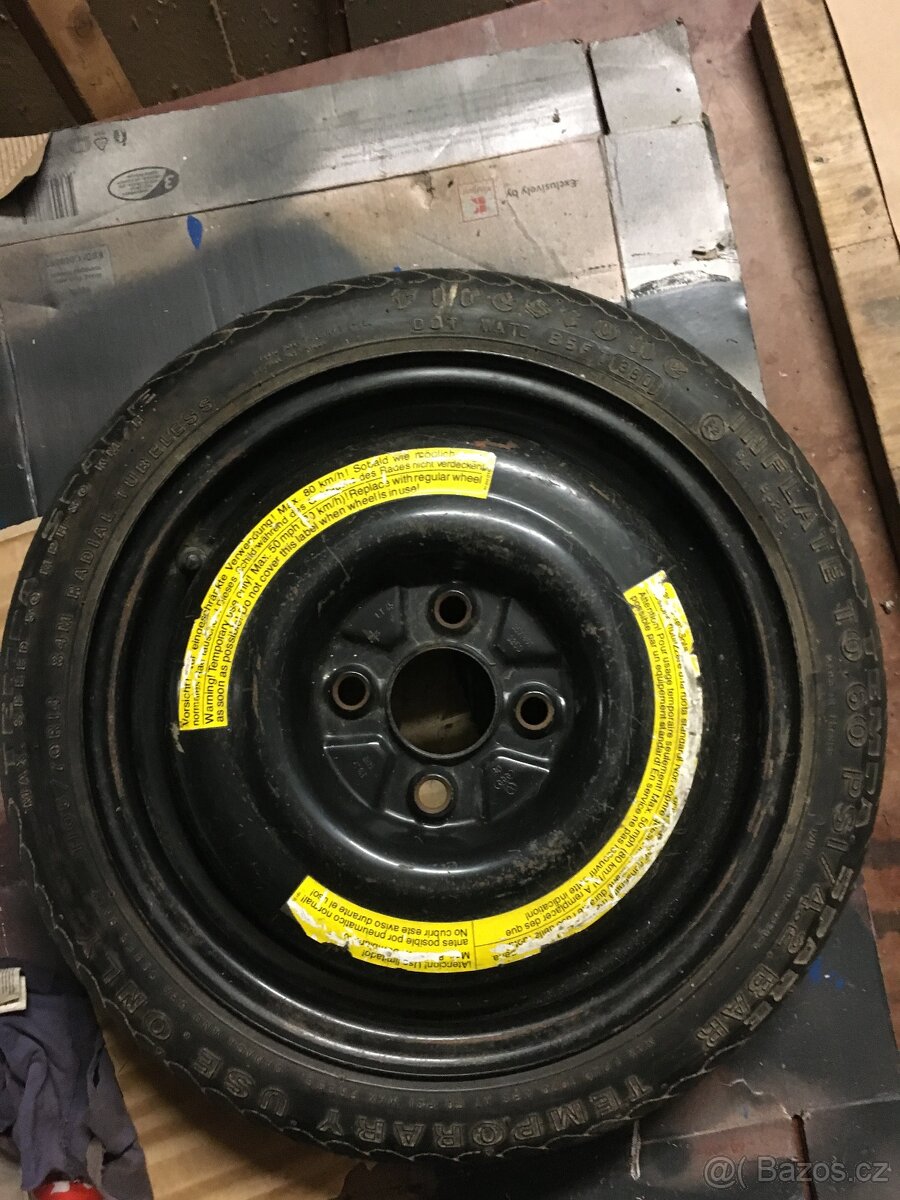 Dojezdové kolo 4x100 ,rezerva R14
