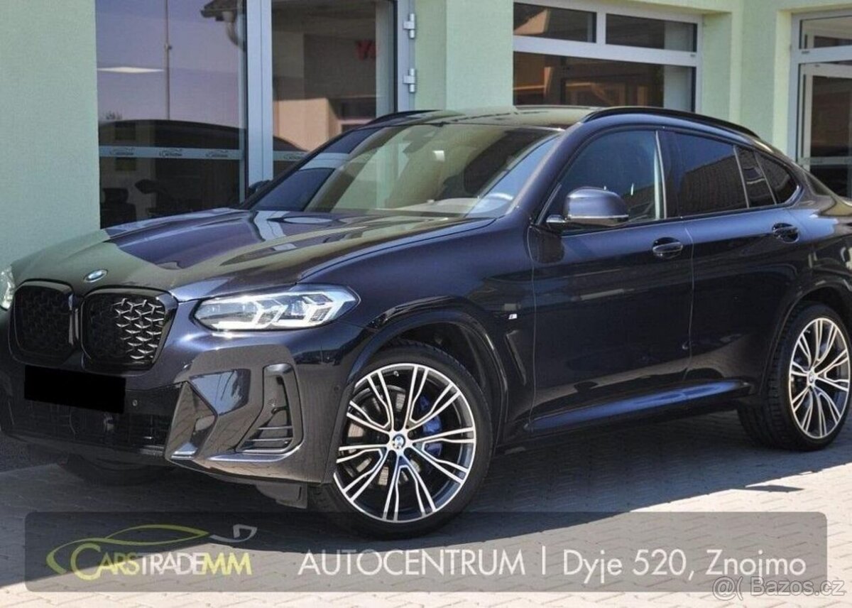 BMW X4 xD30d M-SPORT NTOP TAŽNÉ ČR 1M