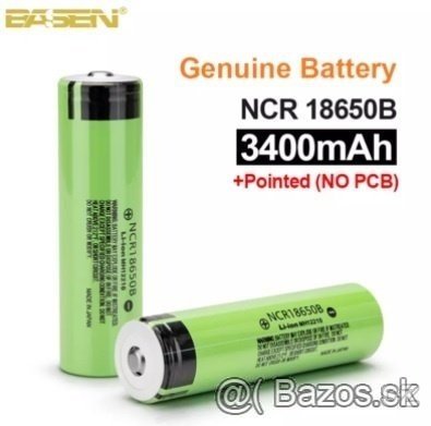 Nabízím k prodeji 18650 Panasonic baterie
