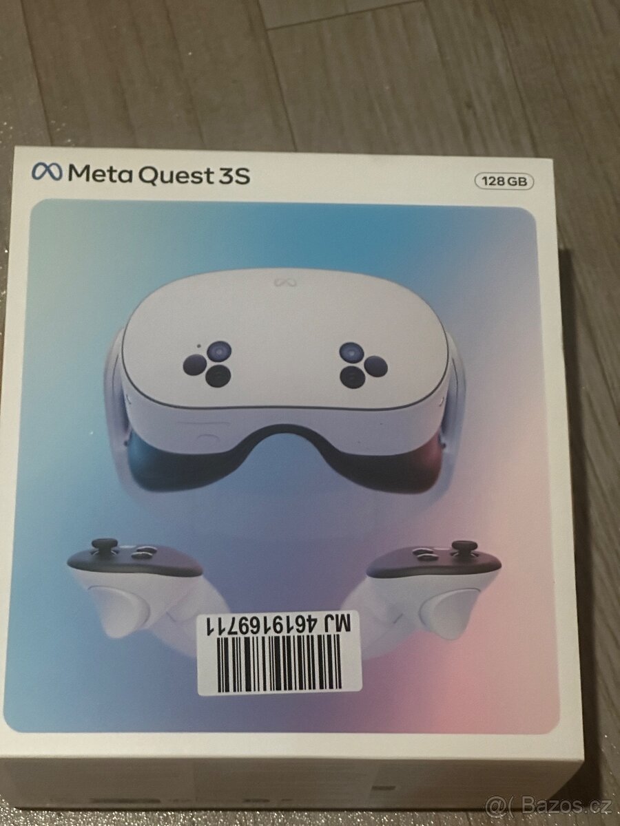Meta Quest 3S 128GB ZÁRUKA A KOMPLETNÍ BALENÍ
