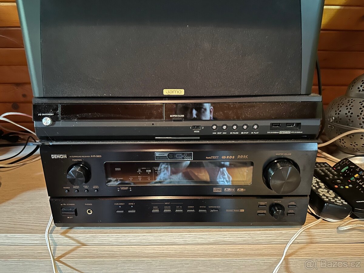Kompletní domácí kino Jamo + receiver Denon AVR-3803