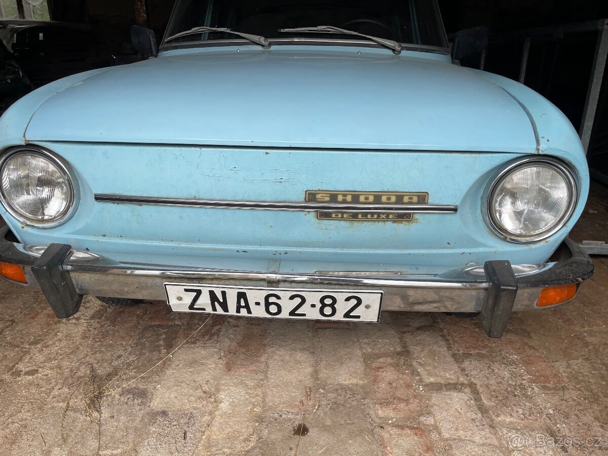 Škoda 100L 1974 s platnou stk, plně pojízdná