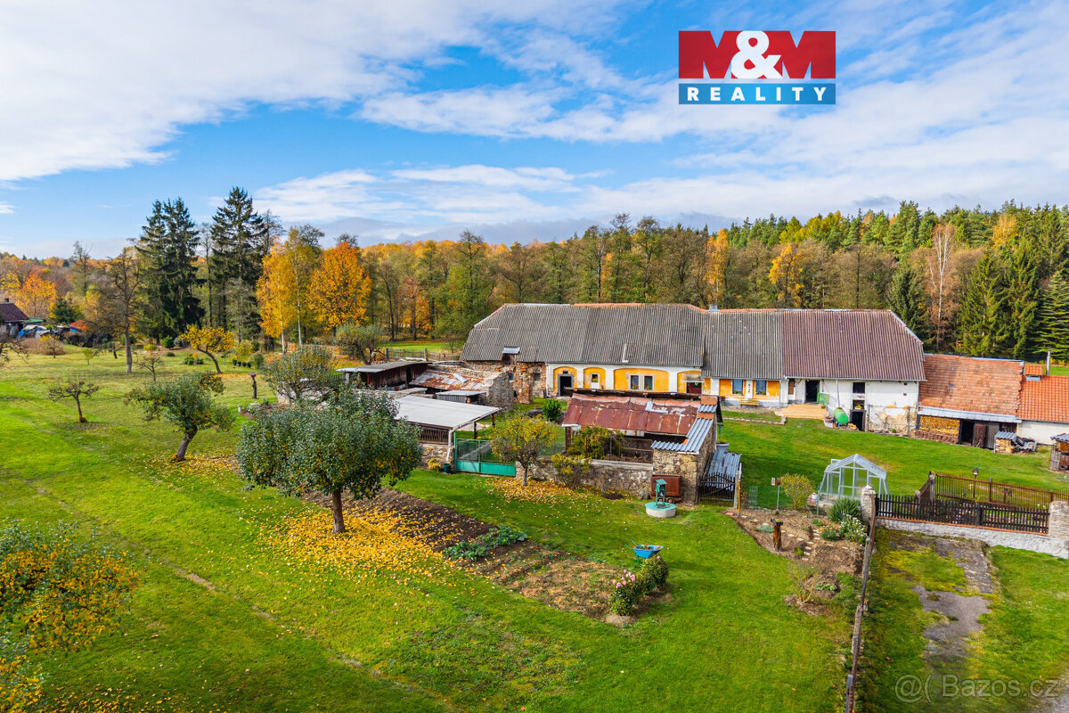 Prodej rodinného domu, Příbram - Lazec, 10050 m²