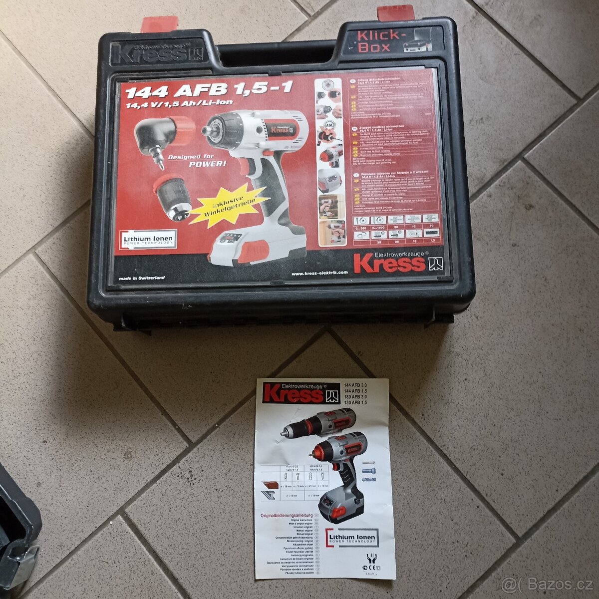 Aku vrtačka KRESS 144 AFB 1,5-1
