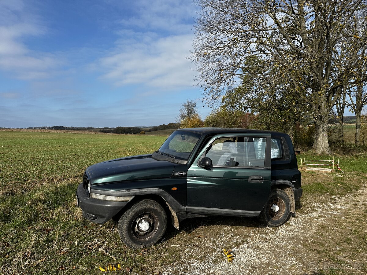 Korando 4x4, klima, tažné, jen 165 tkm, plně funkční