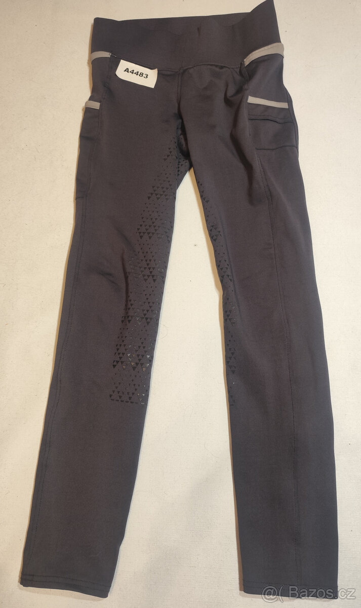 Jezdecké legíny vel. 36 s Gripy , kapsa na mobil