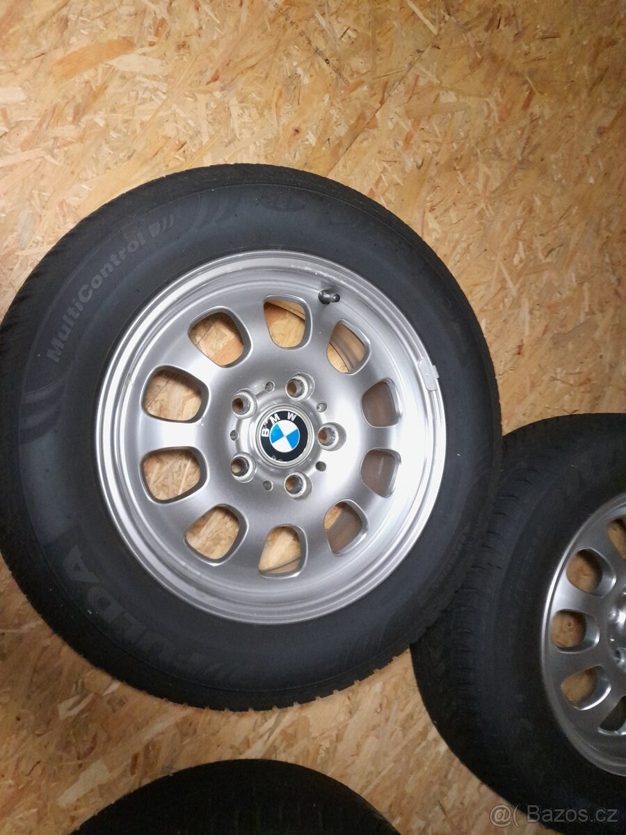 BMW alu kola, zimní pneu 195/65R15