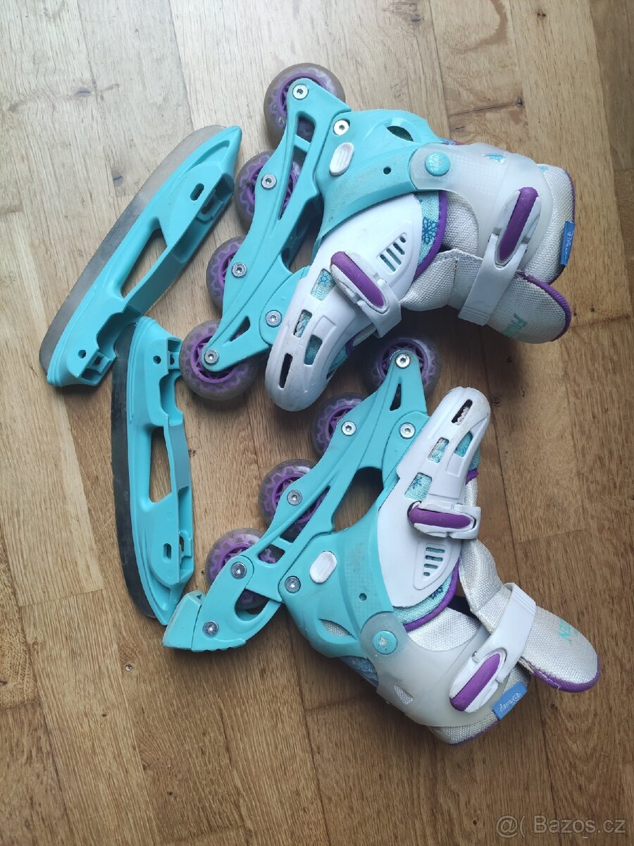 Dětské brusle kolečkové i na led