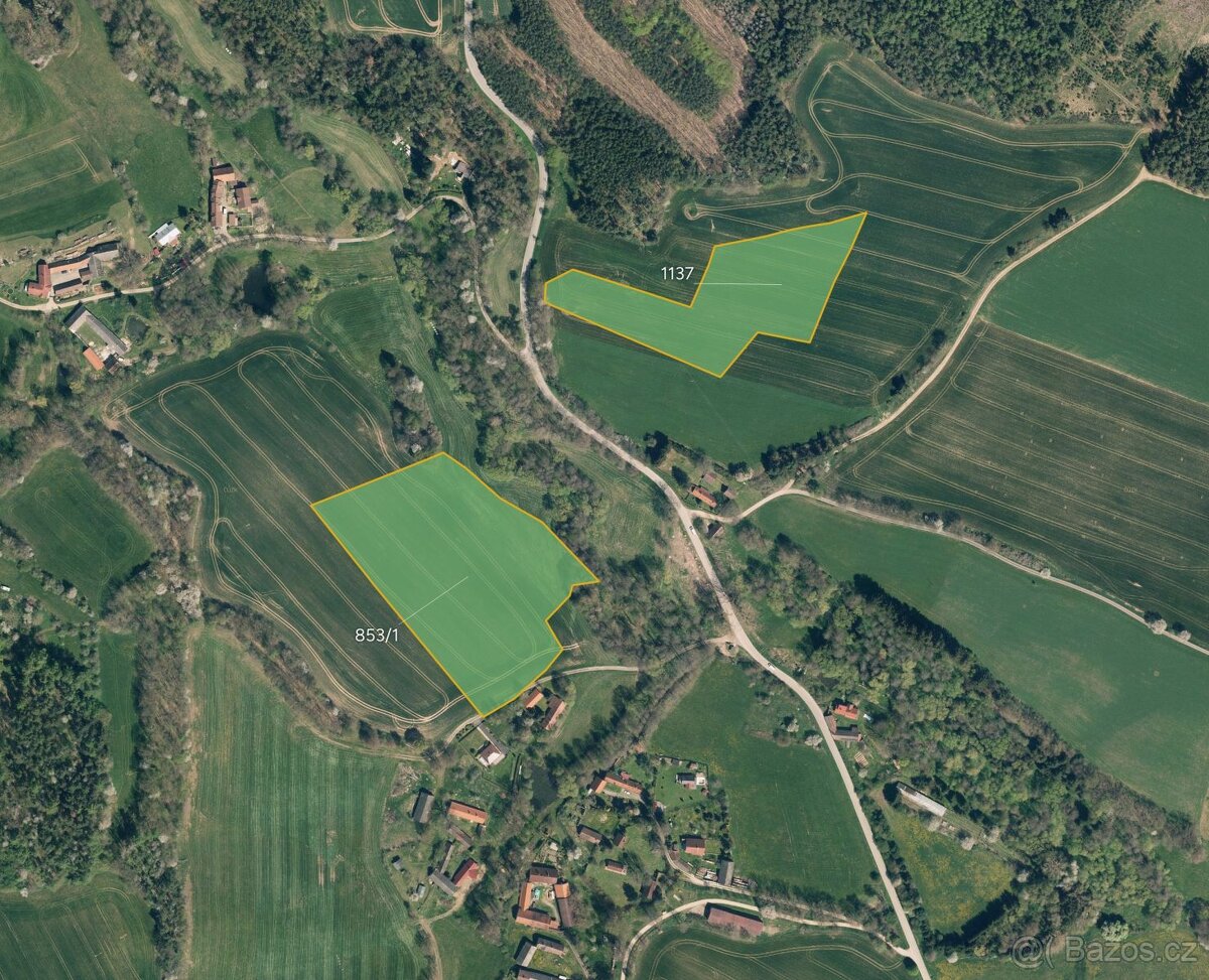 Louka, prodej, Slapsko, Tábor