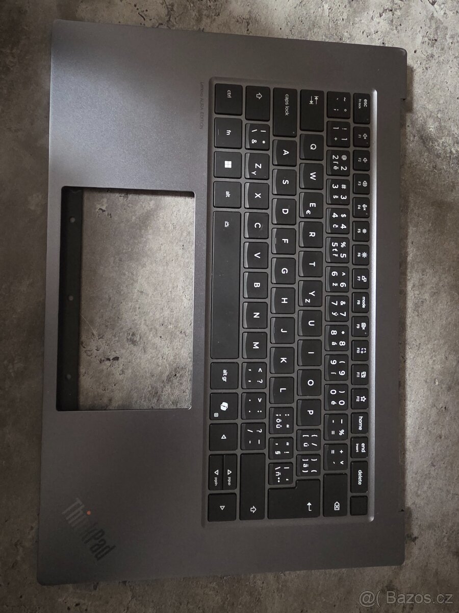 Klávesnice a palmrest Lenovo X15 gen. 1