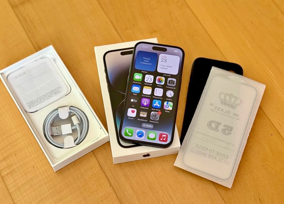 iPhone 14 Pro Černá BATERIE 100% TOP