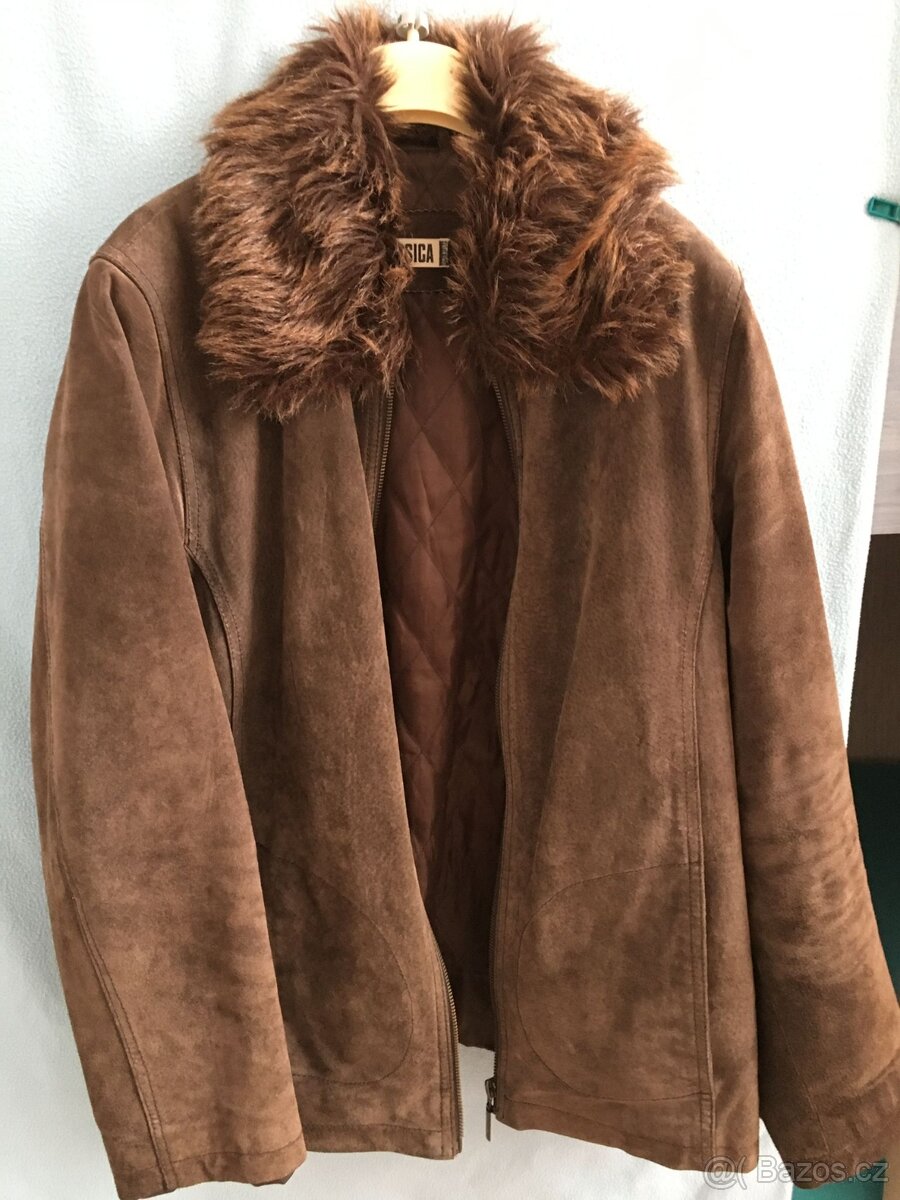 Kožená bunda M